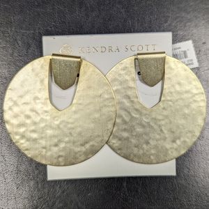 Brand new gold colored Kendra Scott earrings
